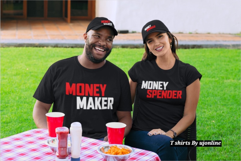 Download Money Maker - Money Spender buy t shirt design (Model ...