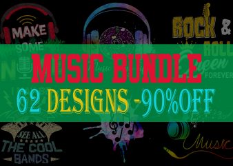 Music Bundle Part 1 – 62 Designs