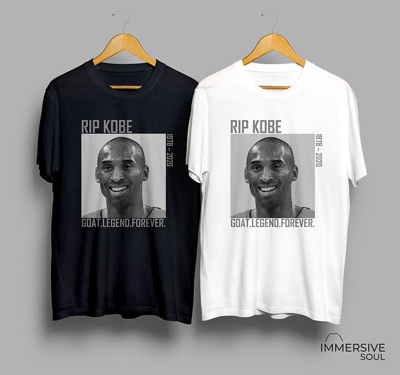 kobe bryant goat t shirt