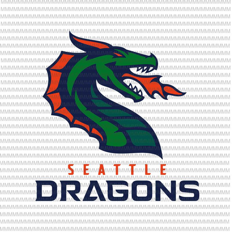 Vintage-Seattle-Football-Season-2020-Dragons svg, Seattle Dragons svg ...