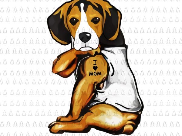 I love mom dog beagle png ,beagle dog i love mom png, funny beagle dog i love mom vector,beagle dog i love mom design, beagle