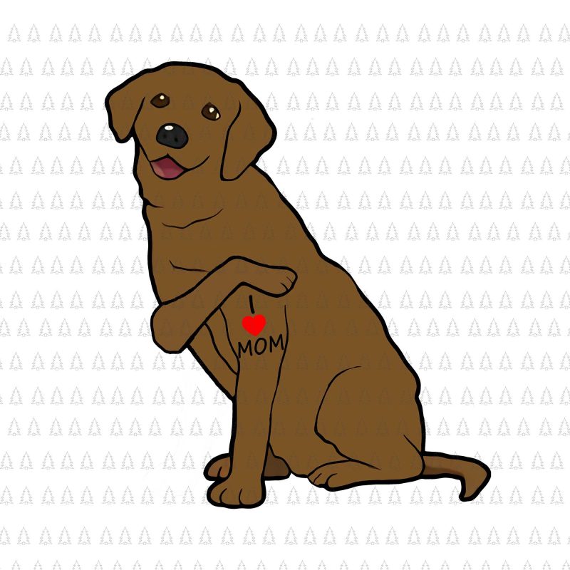 Chocolate labs i love mom png,chocolate labs dog i love mom tatoo png,chocolate labs dog mom png,chocolate labs png,i love mom dog chocolate labs,chocolate labs