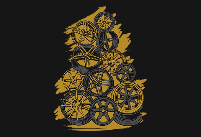 Download Wheels Collection Buy T Shirt Designs