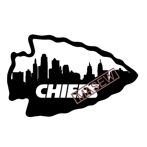Chiefs Football Silhouette Team Clipart vector svg file for cutting with  Cricut, Sublimation Png and Svg for Shirts, Vinyl Cut File