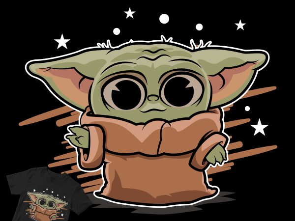 Cartoon Baby Yoda Cute - cartoon media