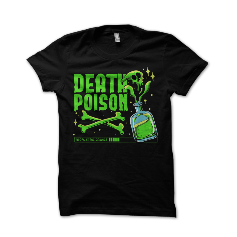 Death Poison t-shirt design png