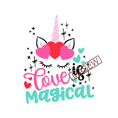 Download Love is Magical Svg, Unicorn Love Svg, Valentines Day Svg, Valentine Unicorn Svg, Unicorn Love ...