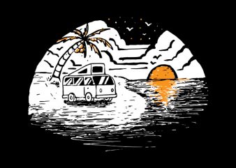 Van Beach t shirt design to buy