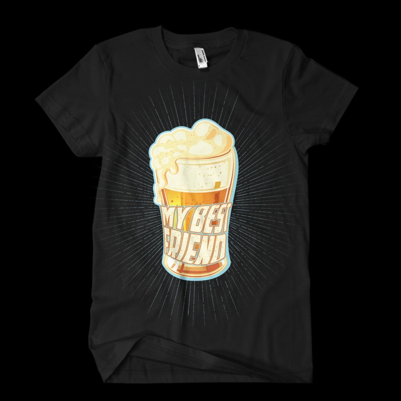 cool beer bundle commercial use t shirt designs