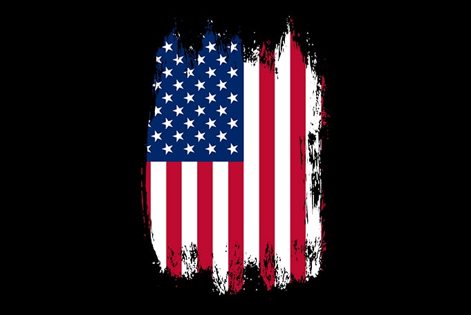 American USA Flag and Camo Serries buy t shirt design