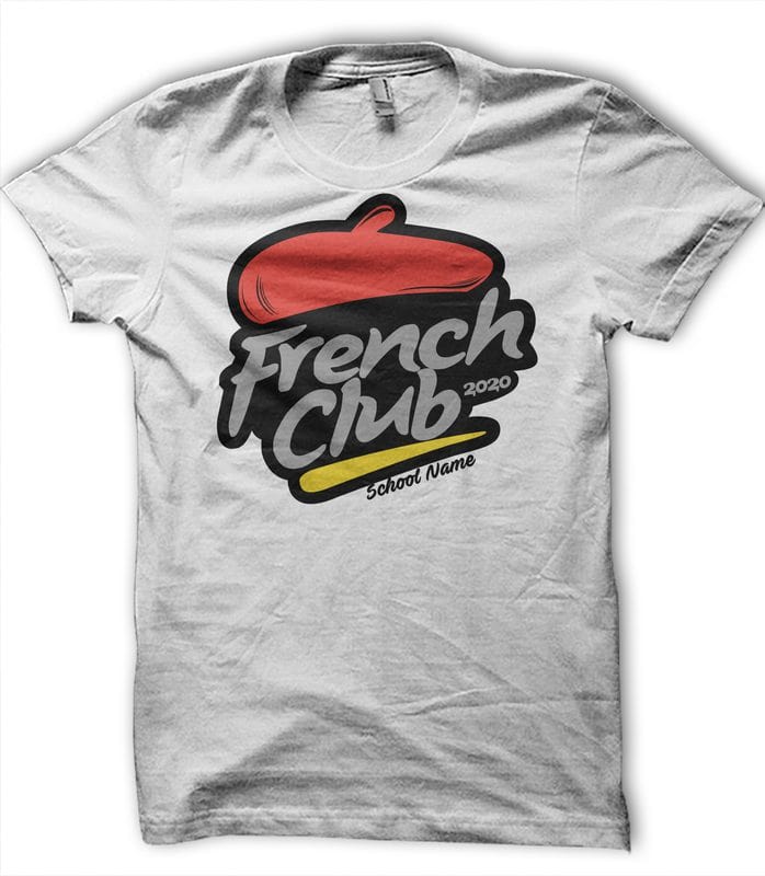 French Club (2) t shirt design to buy - Buy t-shirt designs