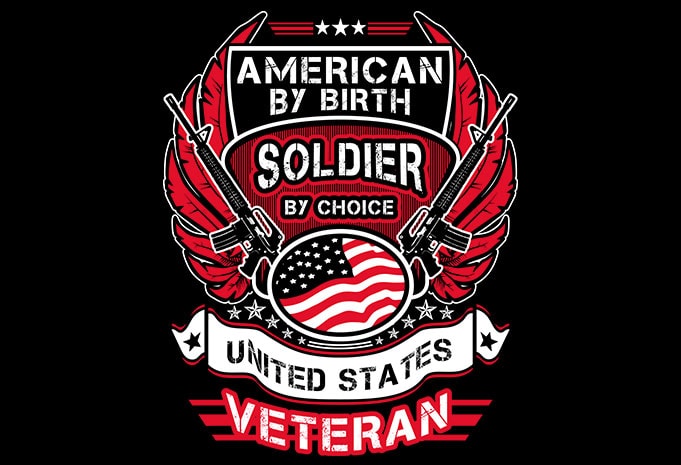 Download American By Birth T Shirt Design For Sale Buy T Shirt Designs