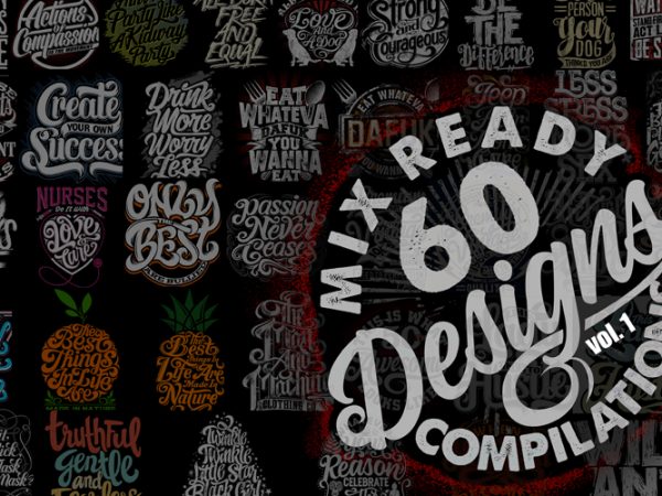 Mix 60 designs bundle collections