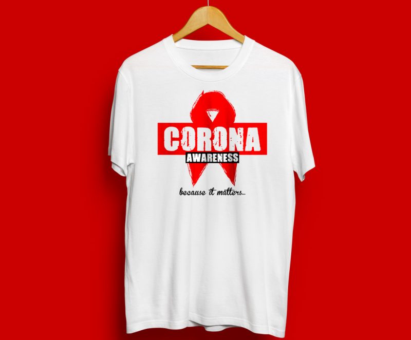 CoronaVirus-Awareness commercial use t-shirt design - Buy t-shirt designs