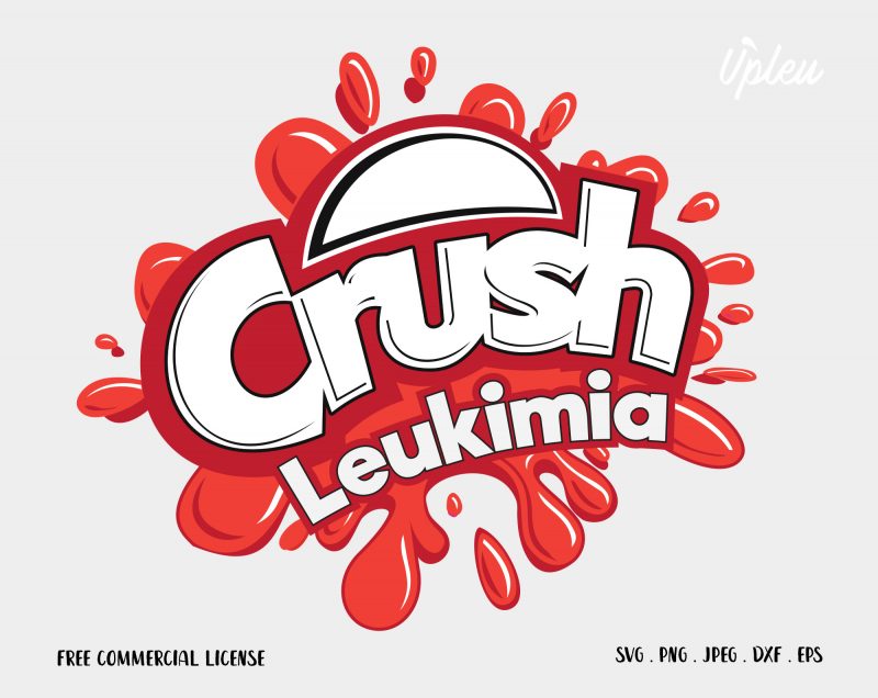 Crush Leukemia graphic t-shirt design