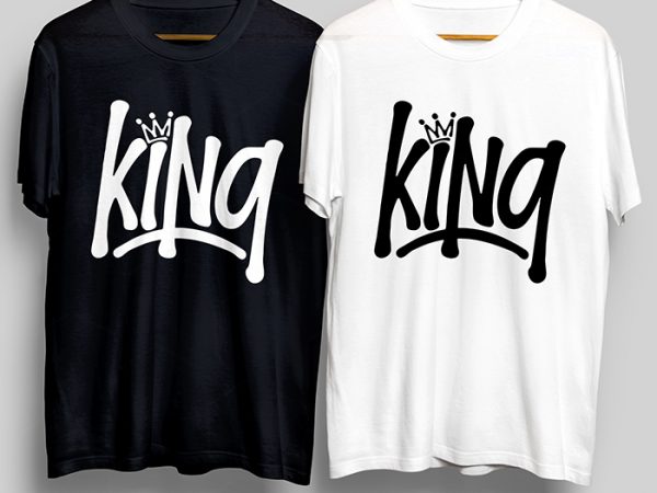 king t shirt design