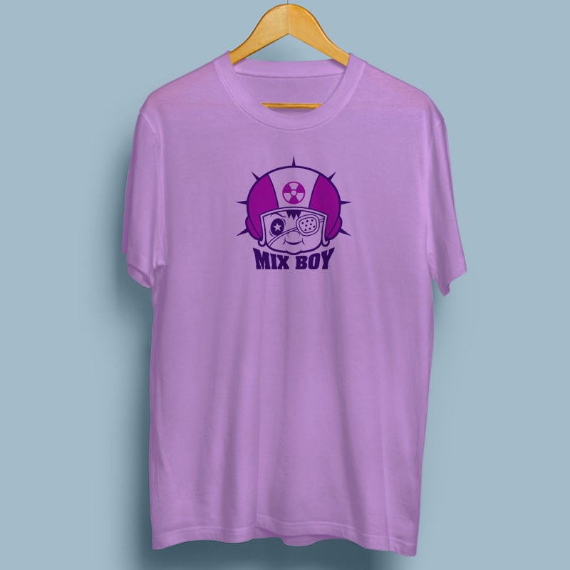 MIX BOY t-shirt design for sale