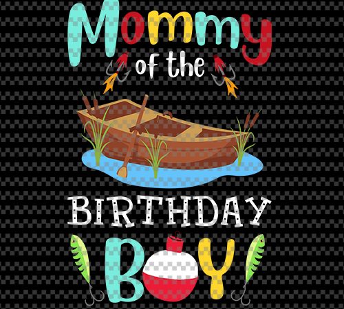 Download Mom And Dad Of The Birthday Boy Fishing Fish Boat Eps Svg Png Dxf Digital Download Graphic T Shirt Design Buy T Shirt Designs