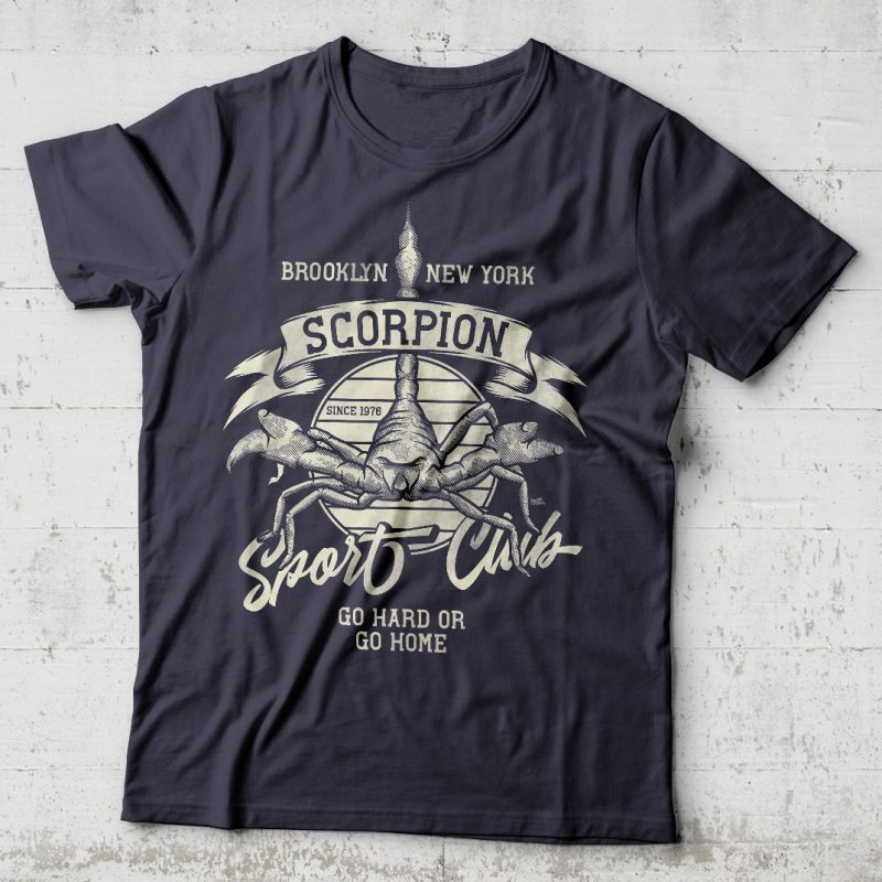 scorpion shirt design