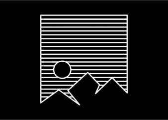 Mountain Stripes t shirt design for purchase