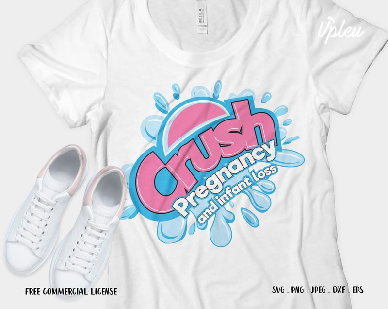 Download Crush Pregnancy And Infant Loss Graphic T Shirt Design Buy T Shirt Designs PSD Mockup Templates