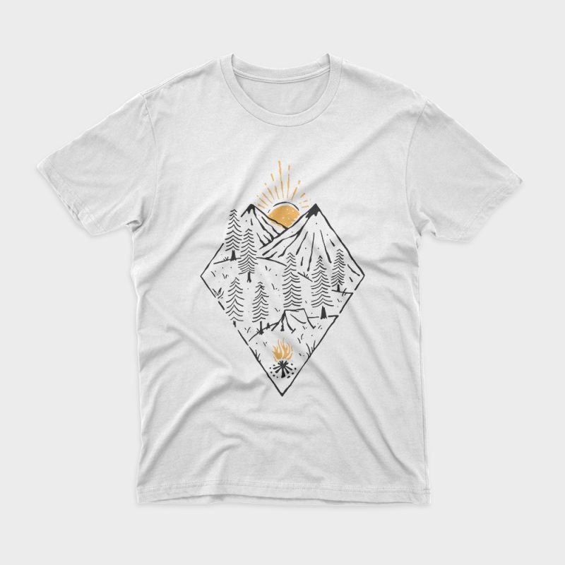 Camping buy t shirt design