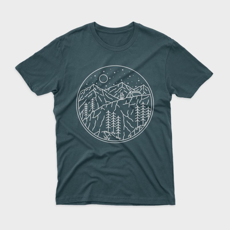 Camp Cliffs t shirt design to buy