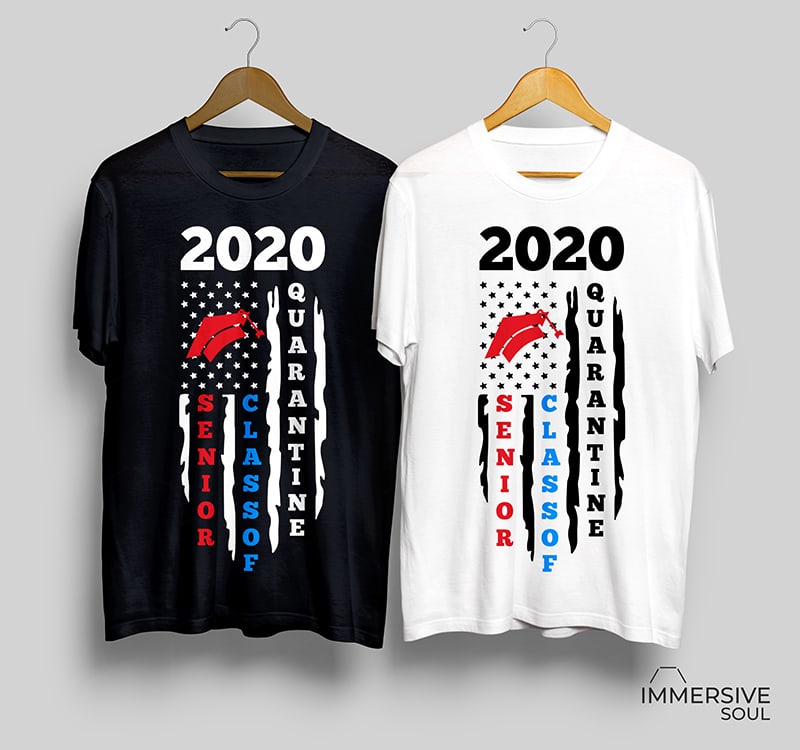 Download Bundle Senior Class Of Quarantine 2020 18 T-Shirt Design for Commercial Use