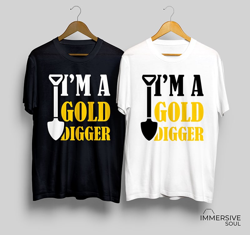 gold digger t shirts