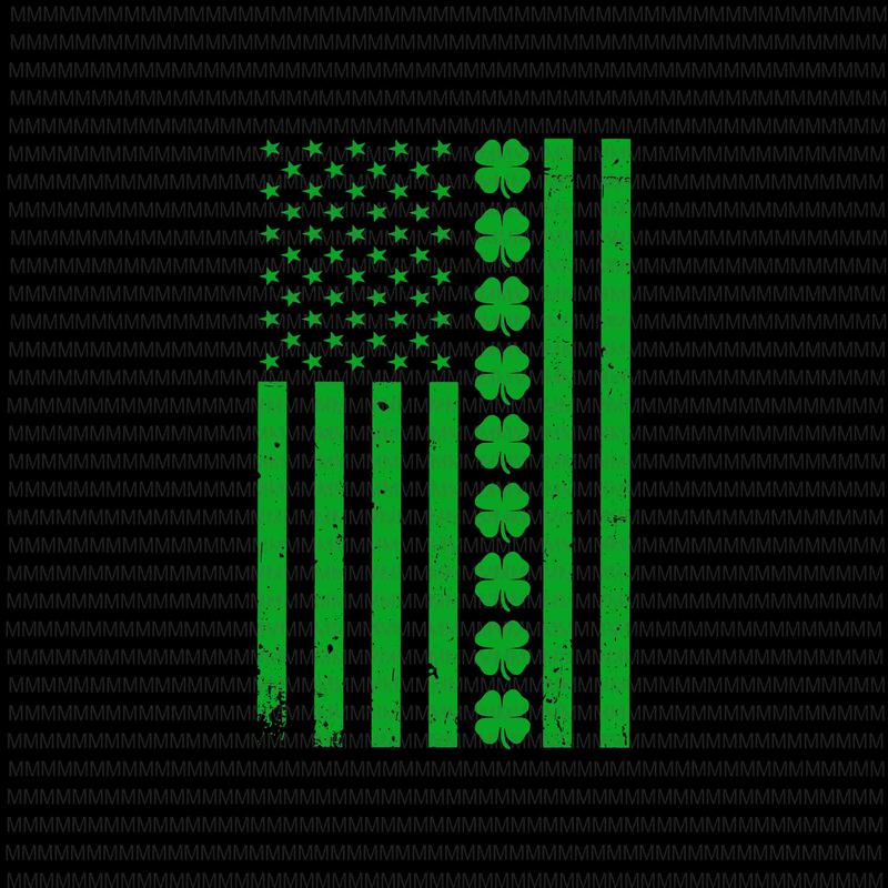 Irish American Flag St. Patrick's Day Graphic by teestore · Creative Fabrica