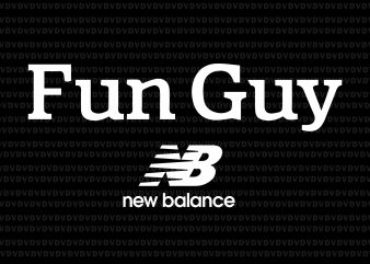 Fun guy new balance svg,Fun guy new balance png,Fun guy new balance design t shirt design for sale