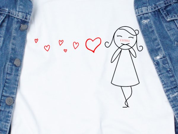 Woman love svg – love – valentine – couple t shirt design for purchase