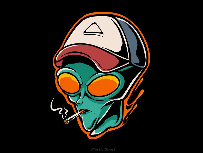 chill alien buy t shirt design - Buy t-shirt designs