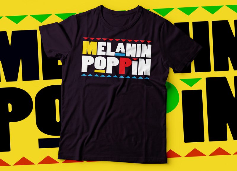 Melanin Poppin Black Woman Afro SVG File