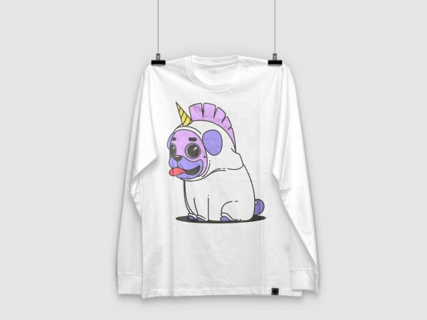 Pug | unicorn | dog | unique idea design for t shirt | hoodies | sweatshirts