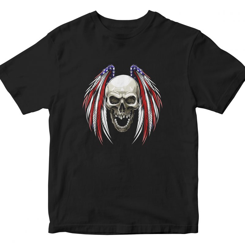 american skull t shirt