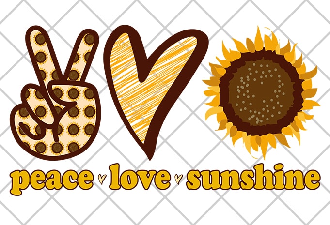 Download SVG Layered Peace Love Sunshine Svg Free for Silhouette