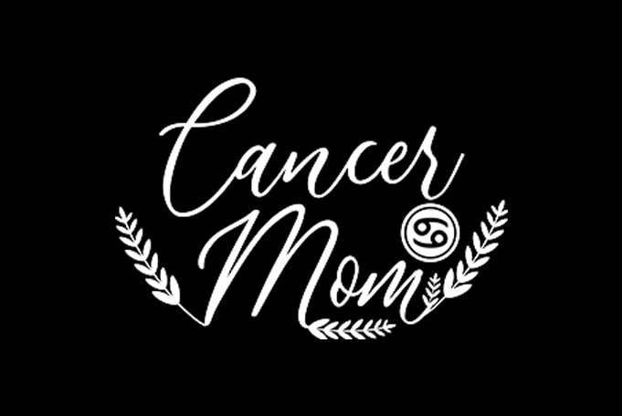 Cancer Mom design for t shirt t shirt design for sale