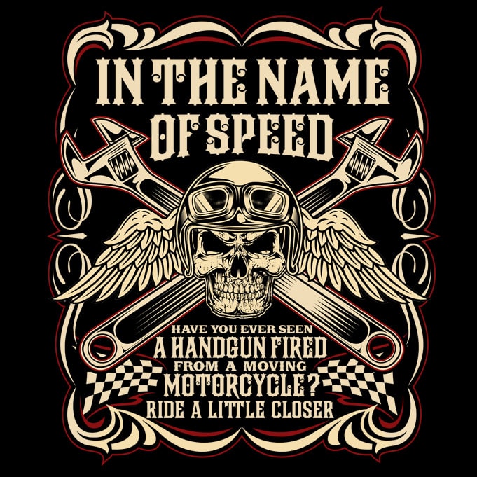 in the name of speed t-shirt design for commercial use - Buy t-shirt ...