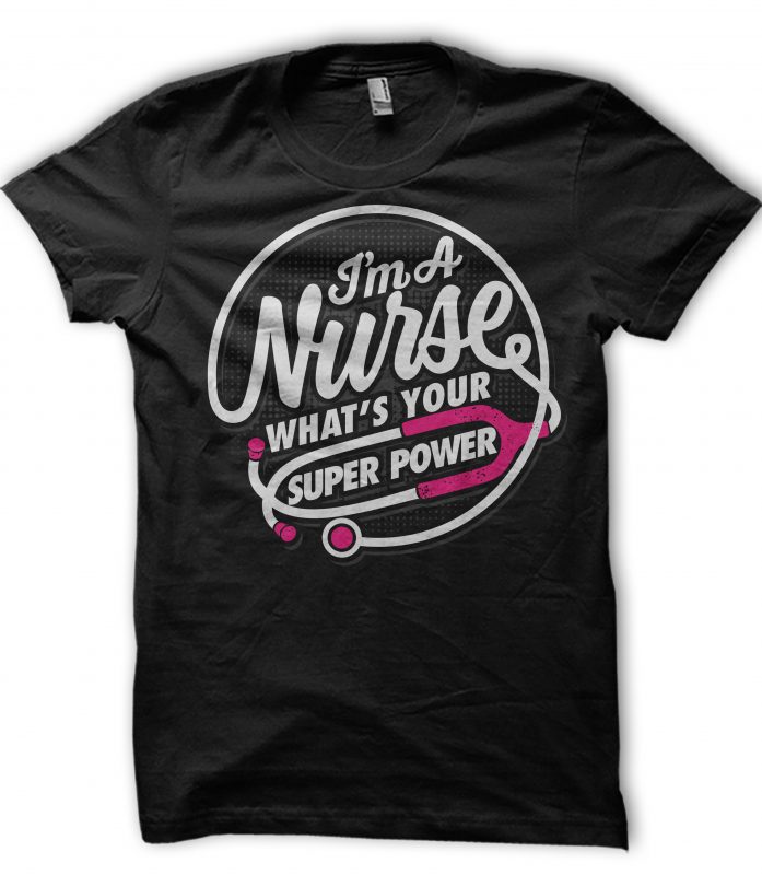 NURSE T-SHIRT 3 ready made tshirt design