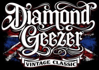 Diamond Geezer ready made tshirt design