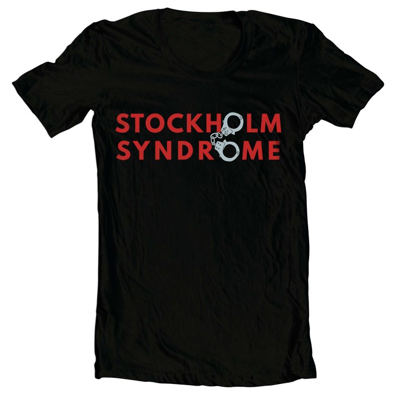 Stockholm Syndrom t-shirt design for commercial use - Buy t-shirt designs