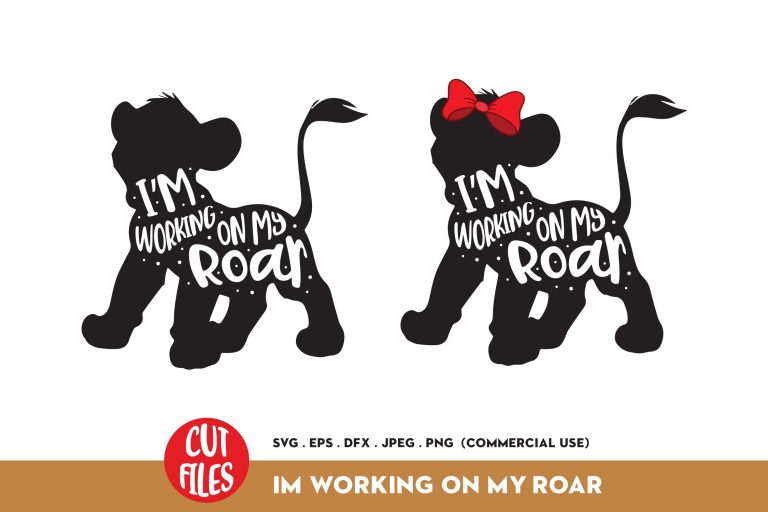 Download I M Working On My Roar Print Ready T Shirt Design Buy T Shirt Designs