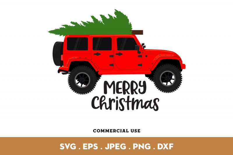 Download Jeep Merry Christmas Design For T Shirt Buy T Shirt Designs