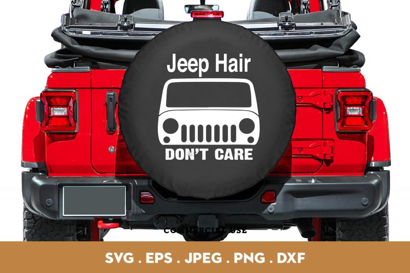 Download Jeep Hair Don T Care T Shirt Design For Commercial Use Buy T Shirt Designs