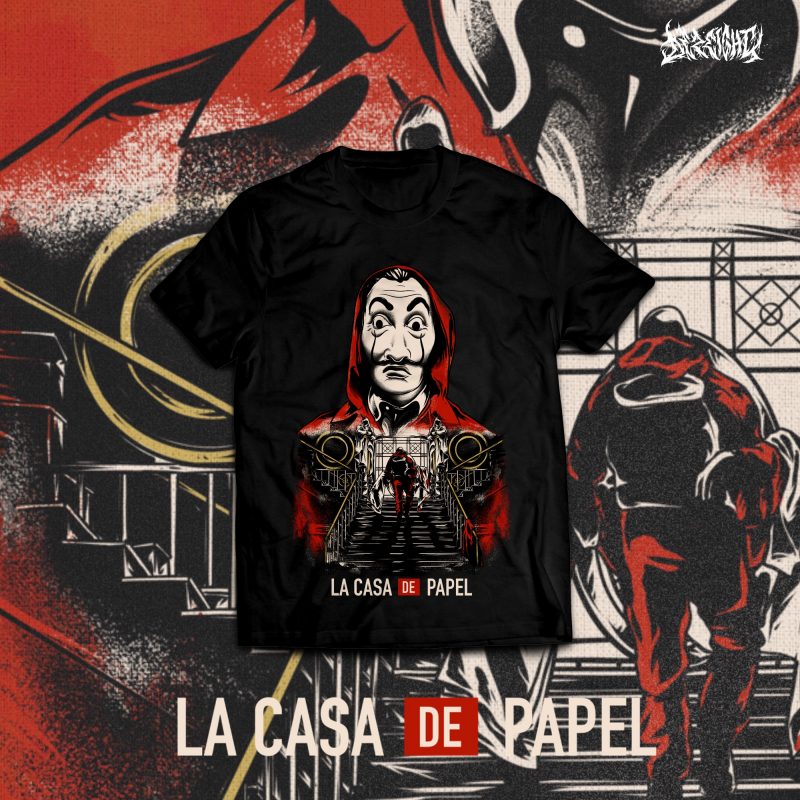 Download Money Heist La Casa De Papel Tshirt Design Buy T Shirt Designs