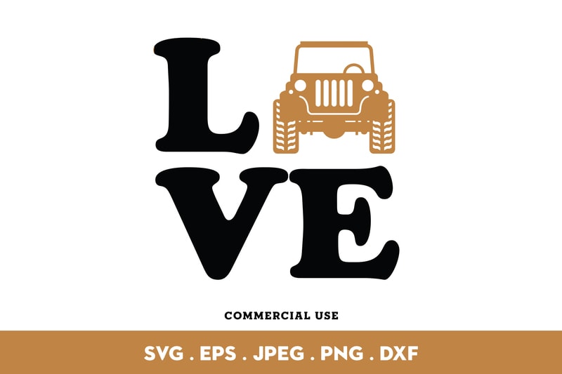 Download Jeep Love t-shirt design for sale - Buy t-shirt designs