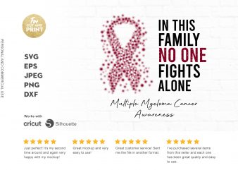 MULTIPLE MYELOMA CANCER awareness t-shirt design for sale
