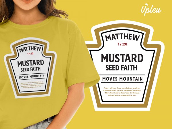 Download Matthew Mustard Seed Faith buy t shirt design