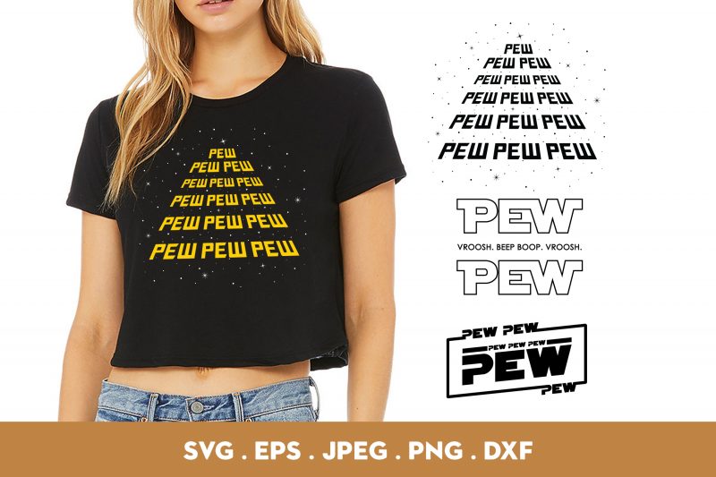 Pew Pew Pew Bundle t shirt design to buy